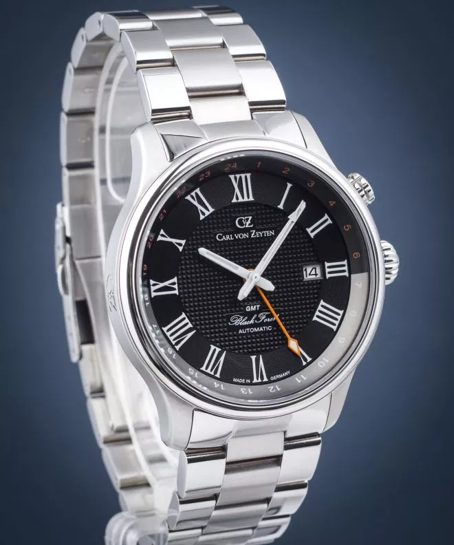 Hodinky pánské Carl von Zeyten Rench Black Forest GMT Automatic CVZ0087BKMS