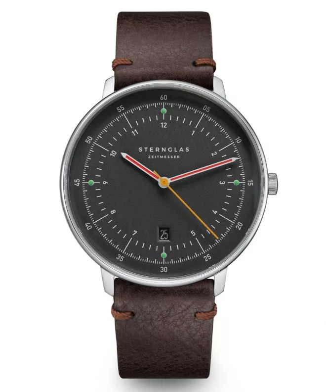 Hodinky Sternglas Hamburg Neugraphite S01-HH39-VI11