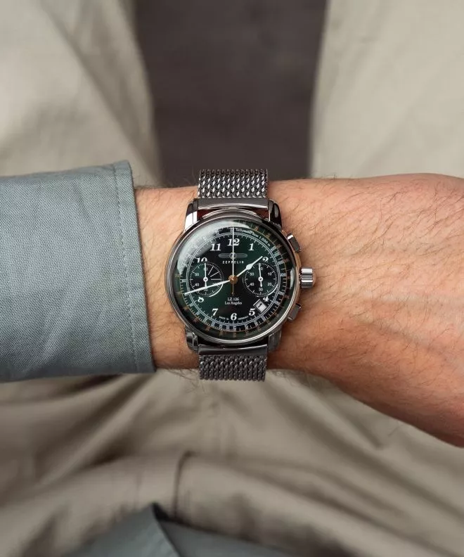 Hodinky Zeppelin LZ 126 Los Angeles Chronograph 7614M-4