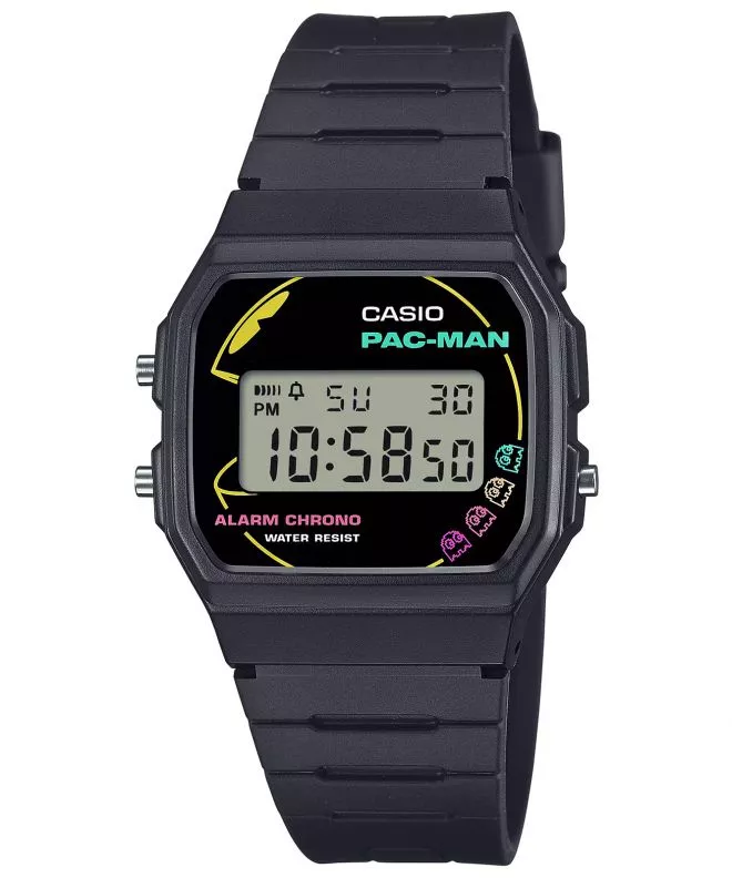 Hodinky Casio Timeless Collection x Pac Man F-91WPC-1AER