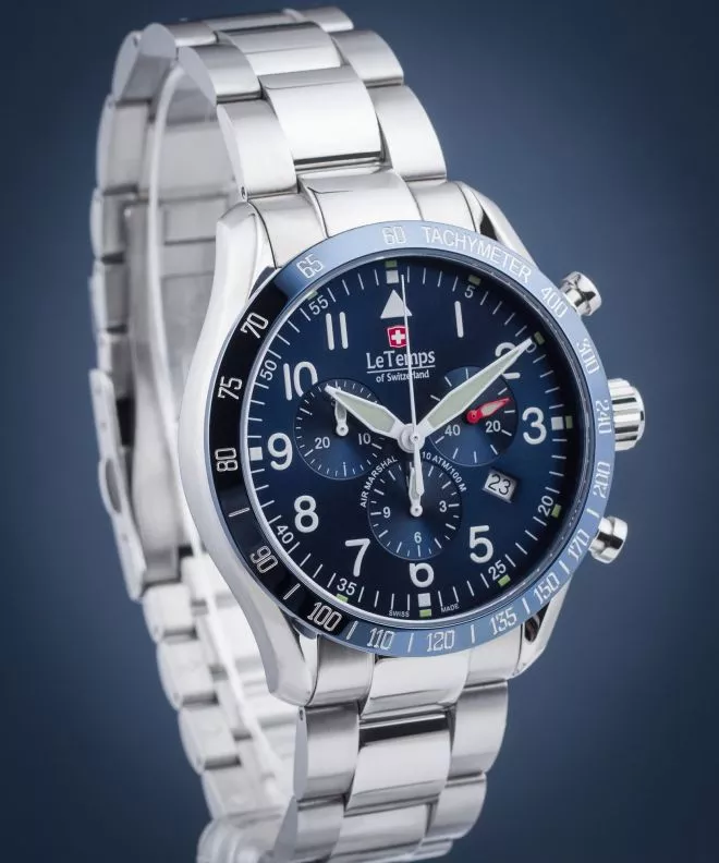 Hodinky Le Temps Air Marshal Chronograph LT1041.13BS01