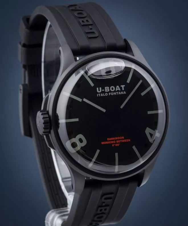 Hodinky U-BOAT Darkmoon 44mm BK Black PVD 9544