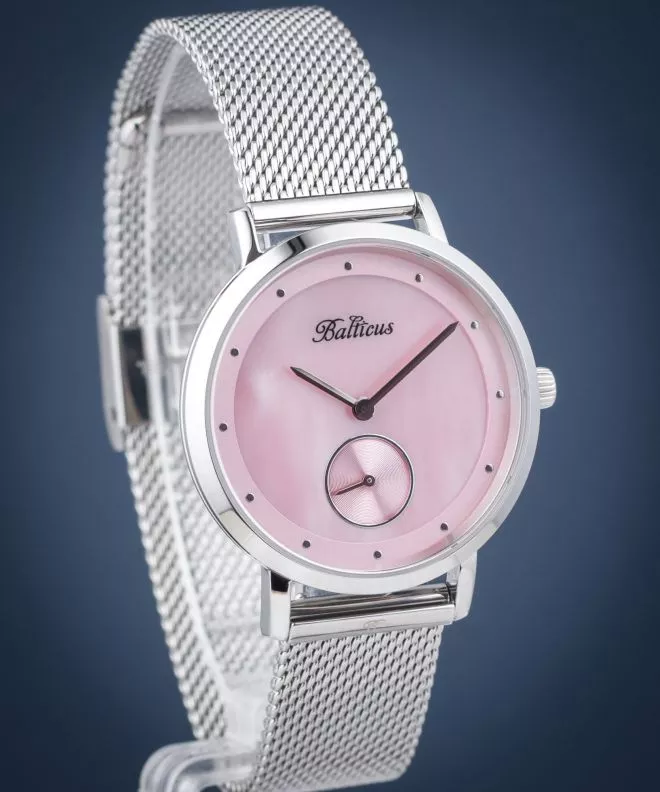 Hodinky Balticus New Sky Silver Pink Pearl SET BALNSSP