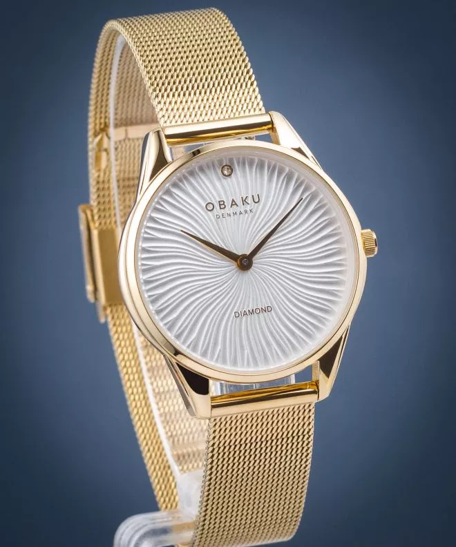 Hodinky Obaku Smykke Gold V297LXGIMG