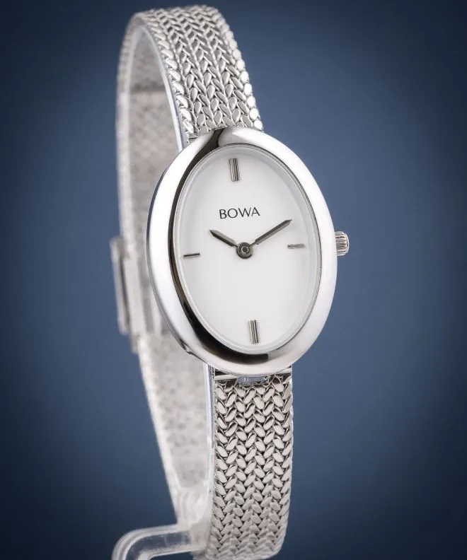 Hodinky dámské BOWA Oslo White-Silver Mesh 23 OS235-25-105M