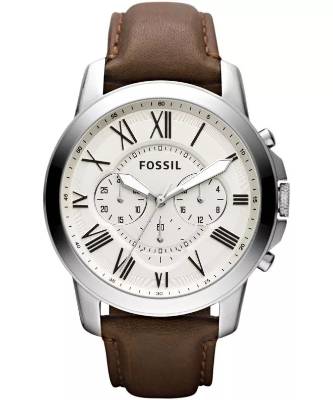Pánské hodinky Fossil Grant Leather FS4735 FS4735