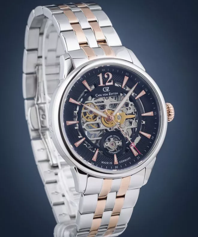 Hodinky Carl von Zeyten Schramberg Skeleton Automatic Limited Edition CVZ0080BKRM