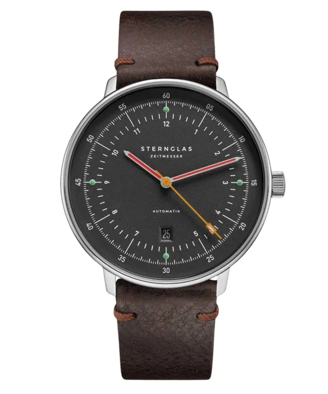 Hodinky Sternglas Hamburg Neugraphit Automatic S02-HH39-VI11