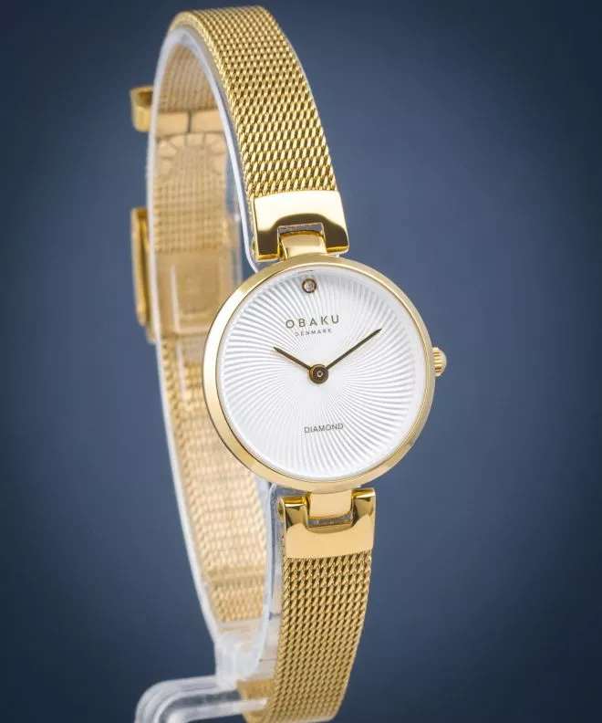 Hodinky Obaku Diamant Petite Gold V256SXGIMG