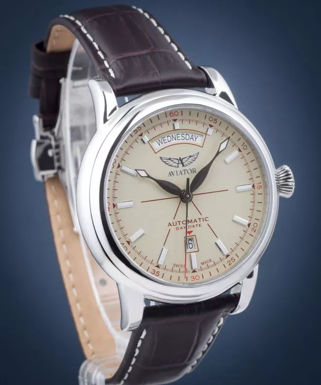 Pánské hodinky Aviator Douglas Day Date V.3.20.0.141.4 V.3.20.0.141.4