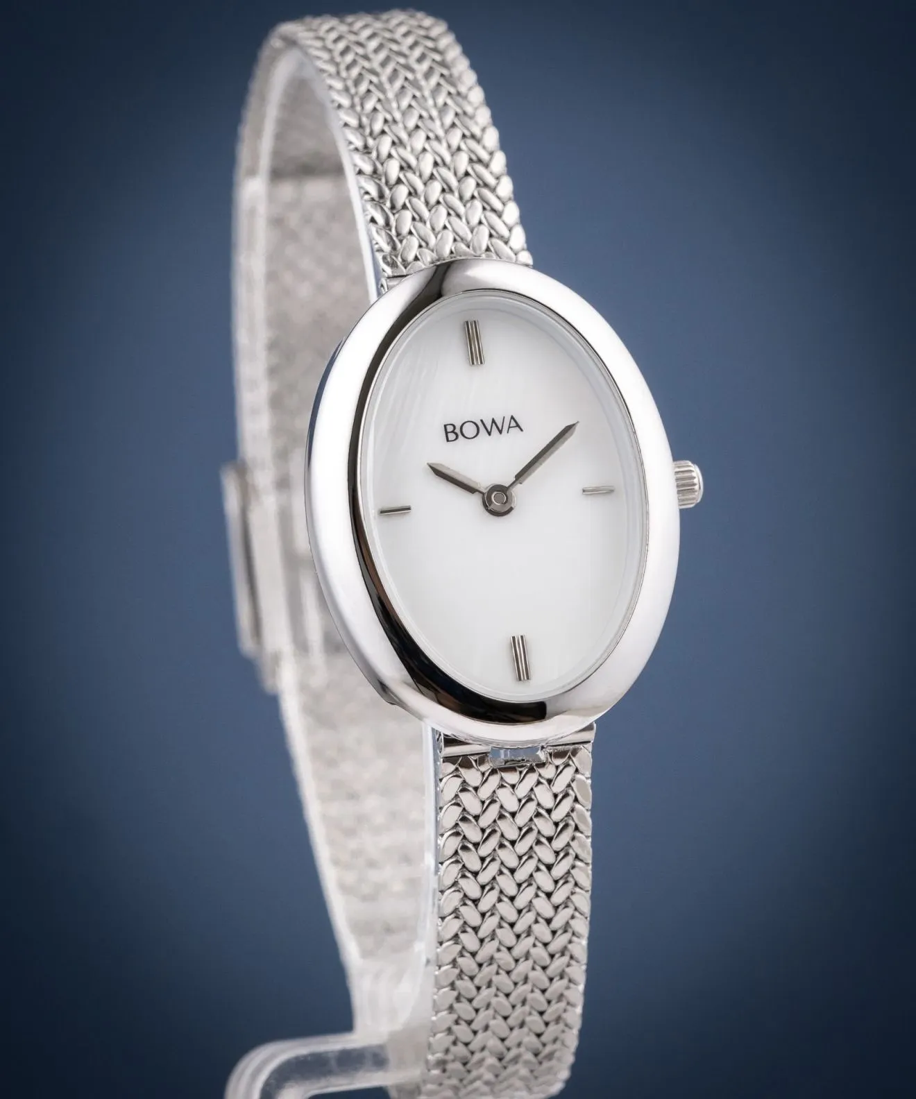 Hodinky dámské BOWA Oslo Pearl-Silver Mesh 23 OS235-155-105M