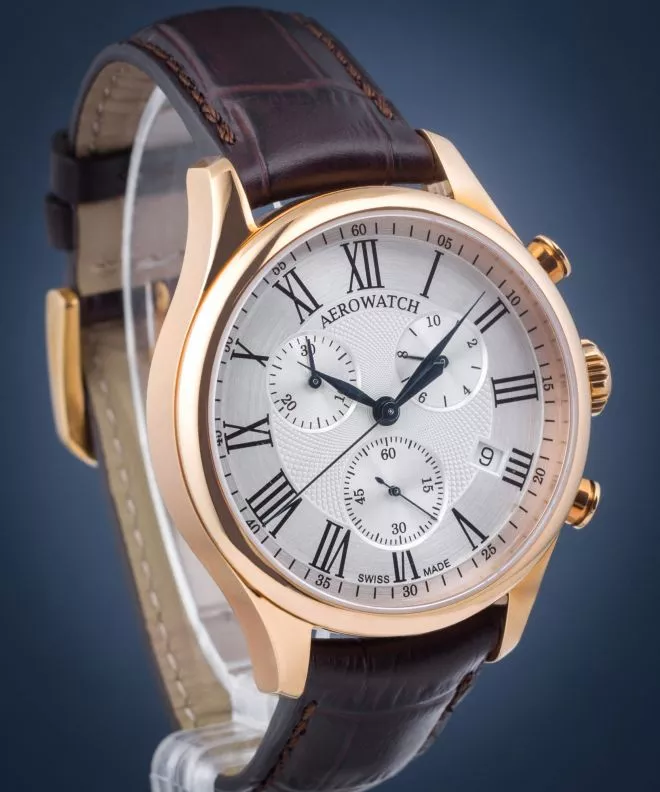 Pánské hodinky Aerowatch Renaissance Chrono 79986-RO01 79986-RO01