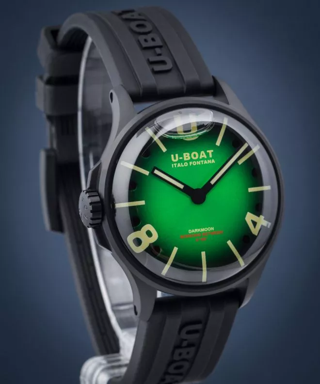 Hodinky U-BOAT Darkmoon 40mm Green PVD Soleil 9503