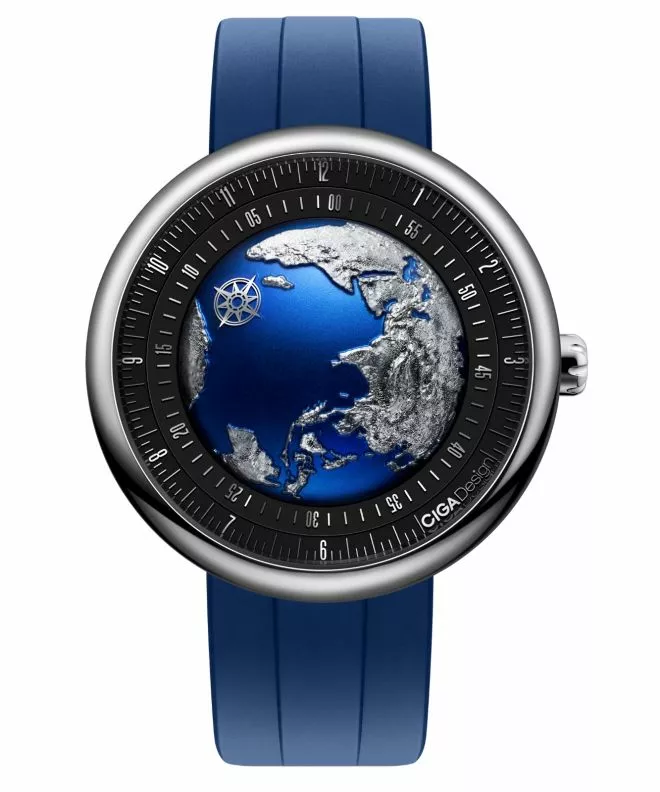 Hodinky Ciga Design U Series Blue Planet II Automatic GPHG 2021 Titanium U033-TU02-W6U