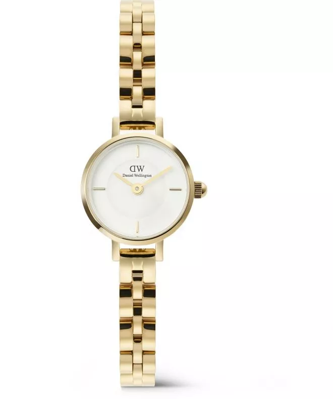 Hodinky dámské Daniel Wellington Petite Mini Arch 3-link White Gold DW00100855