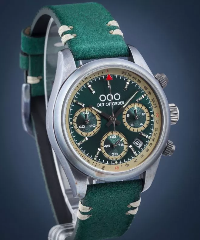 Hodinky Out Of Order Royal Green Sporty Cronografo OOO.001-23.VE.VE