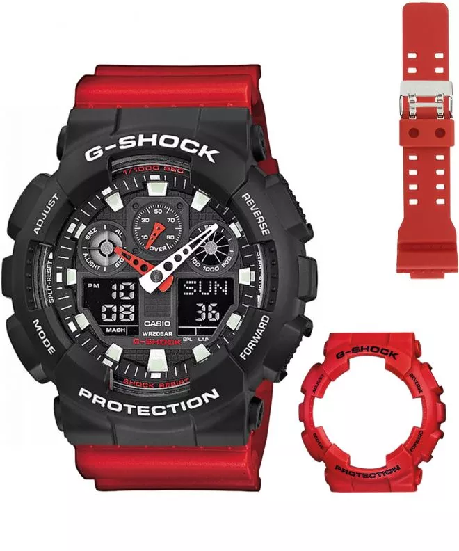 Hodinky pánské Casio G-Shock GA-100 Original Set GA-100B-Set103