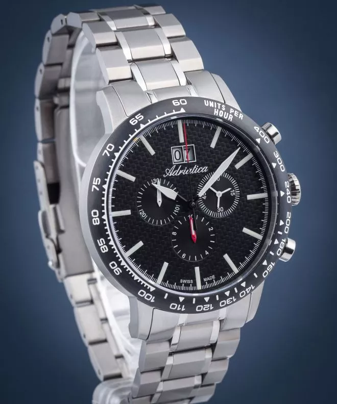 Hodinky Adriatica Chronograph SET A8383.4114CH