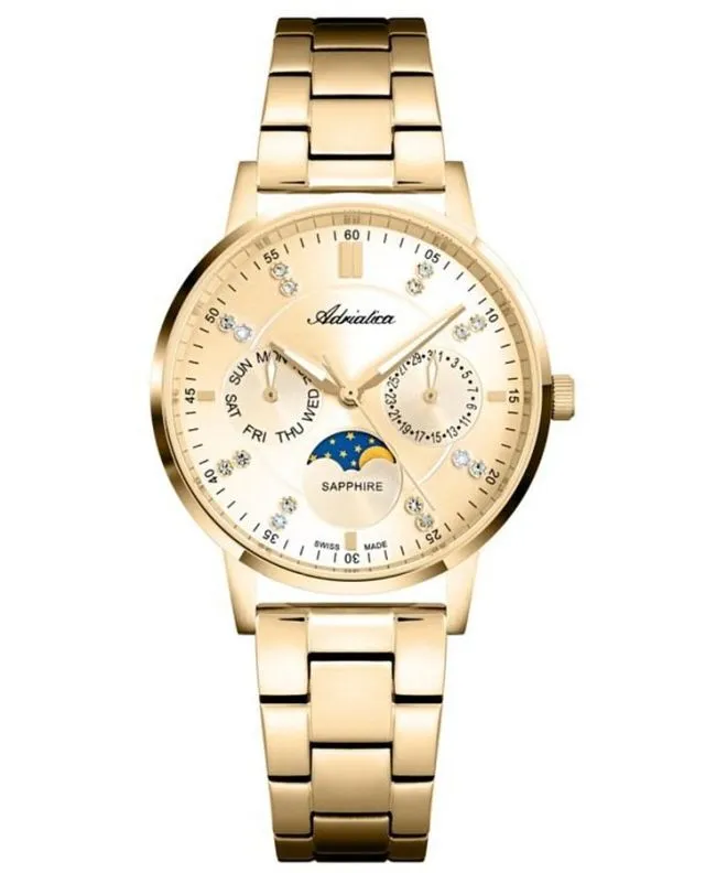 Hodinky dámské Adriatica Moonphase A3834.1191QF