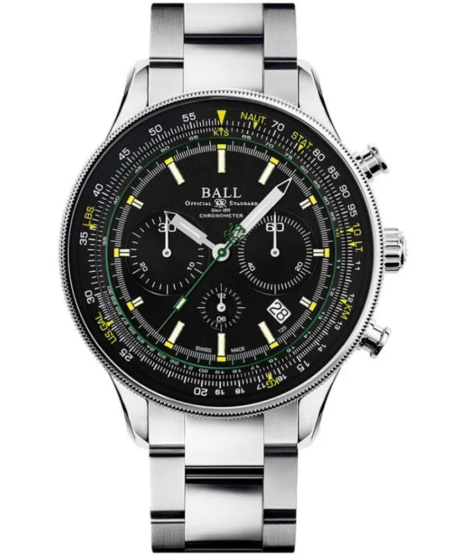 Hodinky pánské Ball Engineer Master II Normandy Automatic Chronograph Limited Edition CM3188D-SCJ-BK