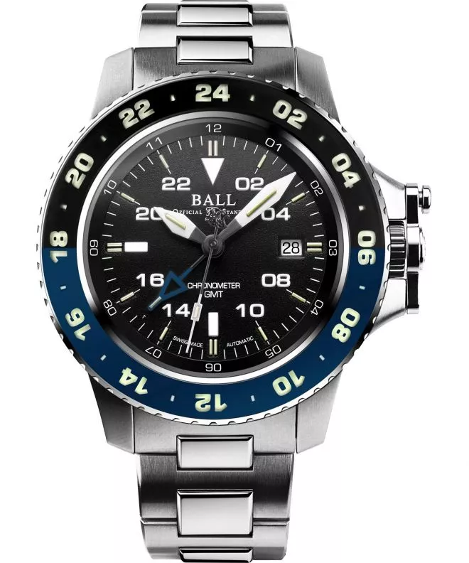 Hodinky pánské Ball Engineer Hydrocarbon AeroGMT II Automatic Chronometer DG2018C-S10C-BK