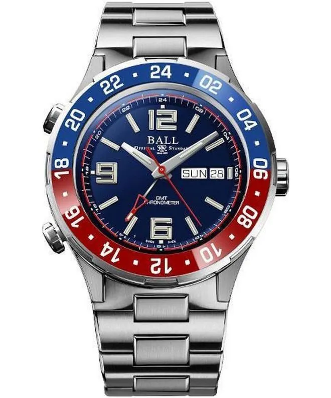 Hodinky pánské Ball Roadmaster Marine GMT Automatic Titanium Limited Edition DG3000A-S4C-BE