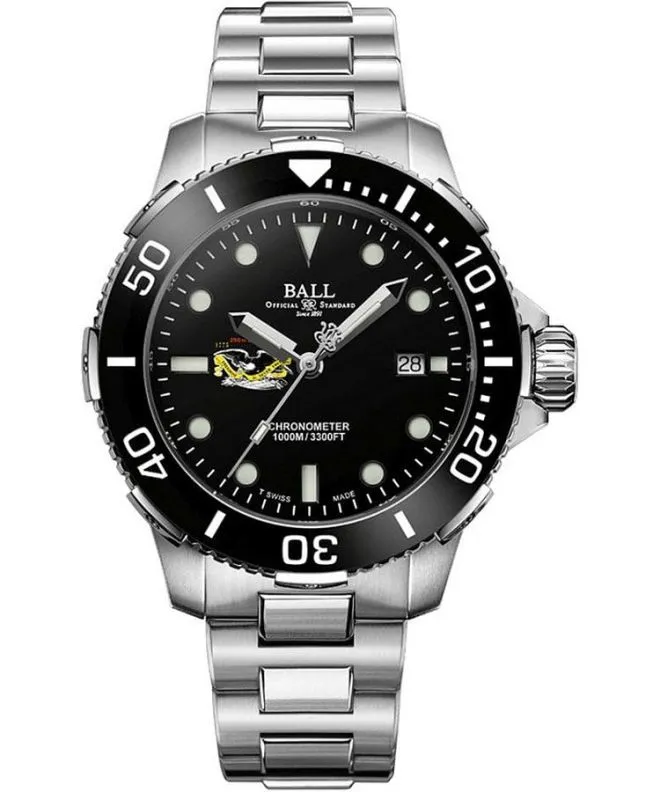 Hodinky pánské Ball Engineer Hydrocarbon DeepQUEST Protector Automatic Titanium Limited Edition DM3002A-S9C-BK
