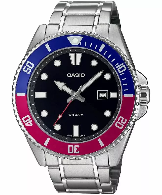 Hodinky pánské Casio Duro Pepsi Diver MDV-107D-1A3VEF