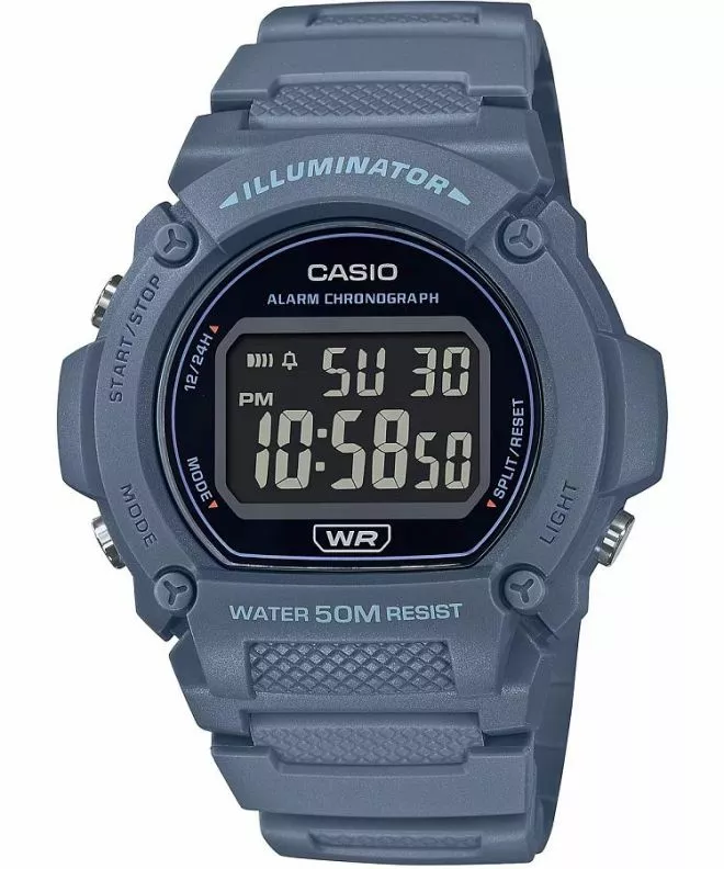 Hodinky unisex Casio Digital W-219HC-2BVEF