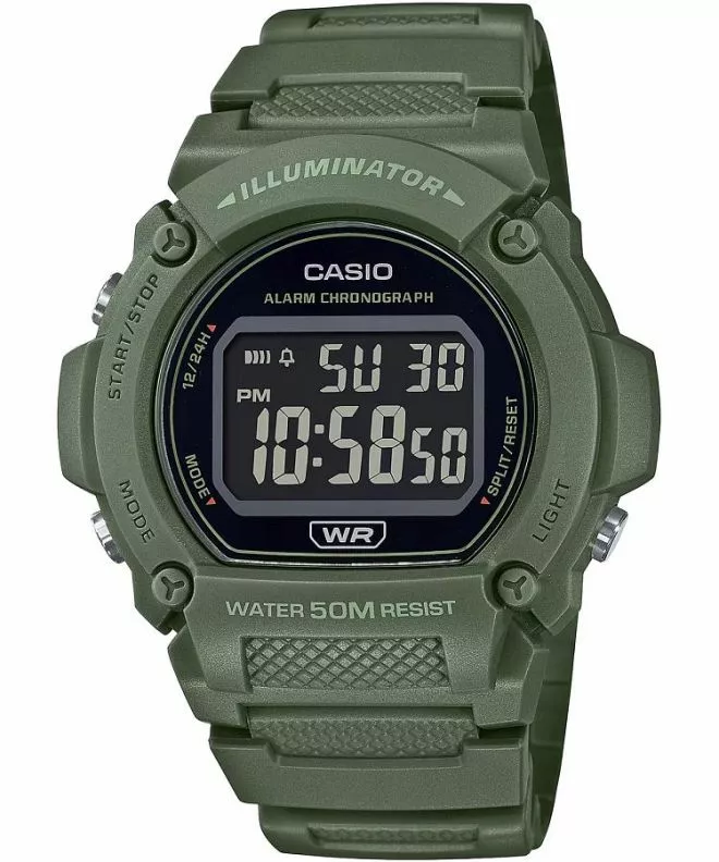 Hodinky unisex Casio Digital W-219HC-3BVEF