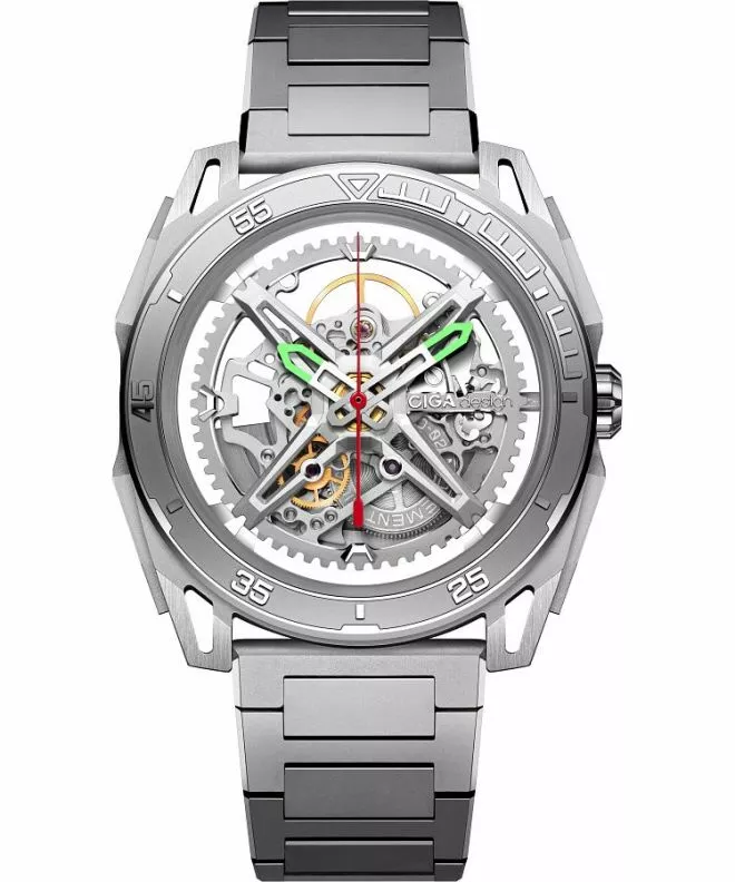 Hodinky pánské Ciga Design Falcon Automatic Skeleton Z039-SS01-1S