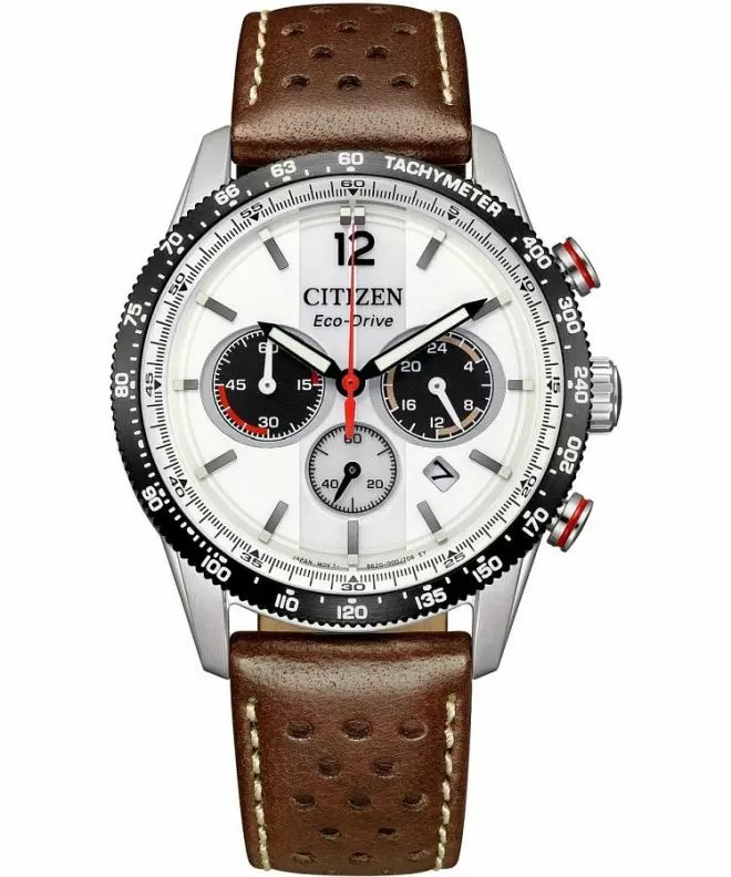 Hodinky pánské Citizen Vintage Racing Eco-Drive Chronograph CA4714-04A
