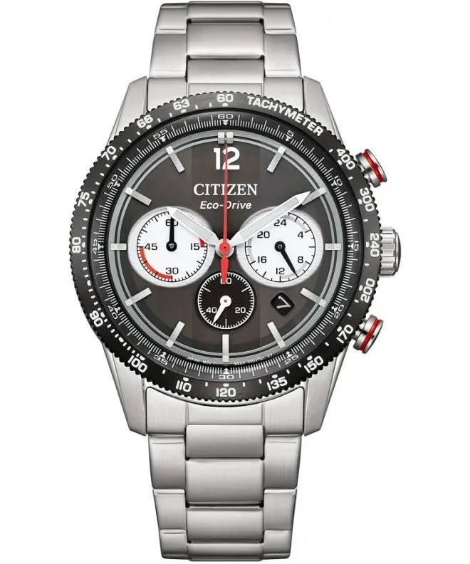 Hodinky pánské Citizen Vintage Racing Eco-Drive Chronograph CA4714-55E