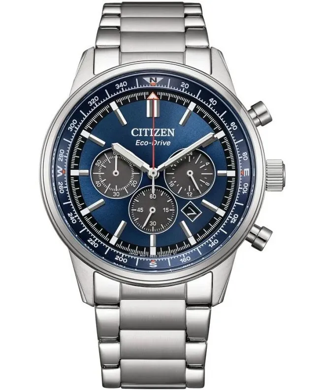Hodinky pánské Citizen Pilot Eco-Drive Chronograph CA4720-52L