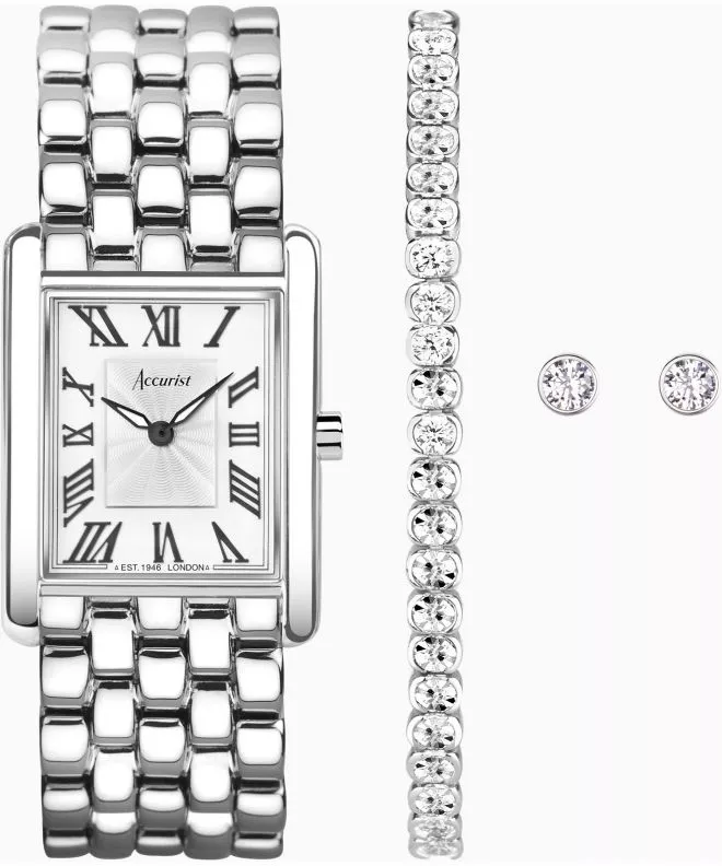 Hodinky dámské ACCURIST Rectangle Gift Set 89002