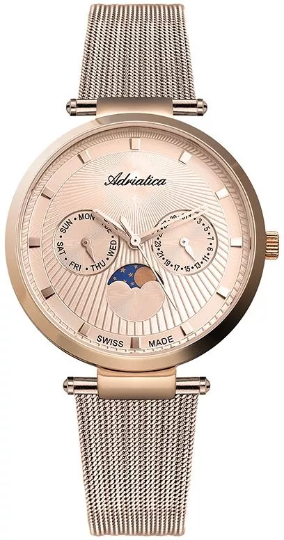 Dámské hodinky Adriatica Moon Phase A3703.914RQF A3703.914RQF