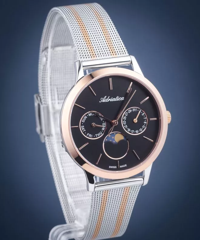 Hodinky Adriatica Moonphase A3174.R114QF2