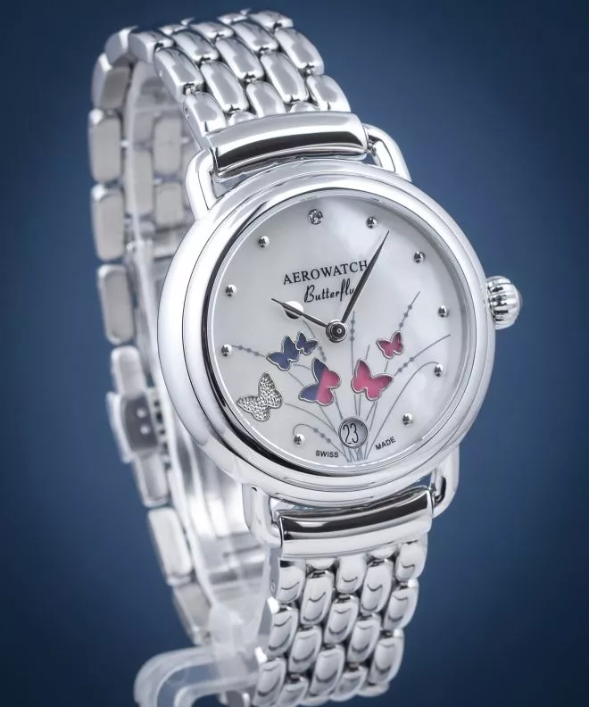 Dámské hodinky Aerowatch 1942 Butterfly Limited Edition 44960-AA05-M 44960-AA05-M