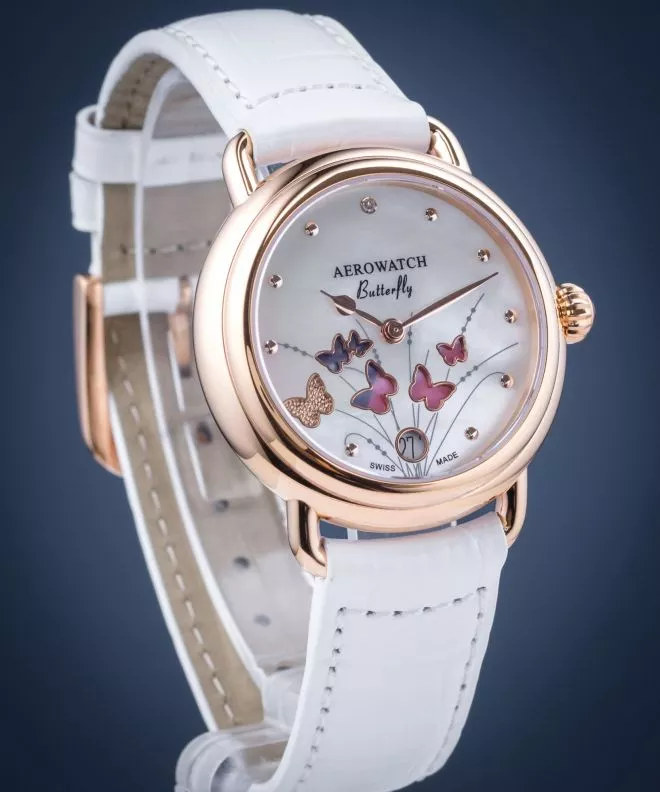 Dámské hodinky Aerowatch 1942 Butterfly Limited Edition 44960-RO05 44960-RO05