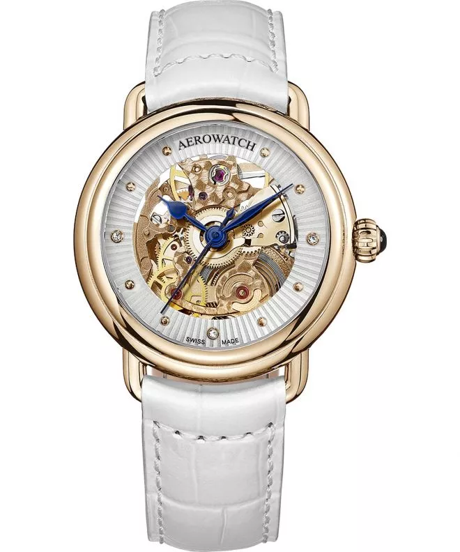 Hodinky Aerowatch 1942 Lady Automatic Skeleton 60960-RO19