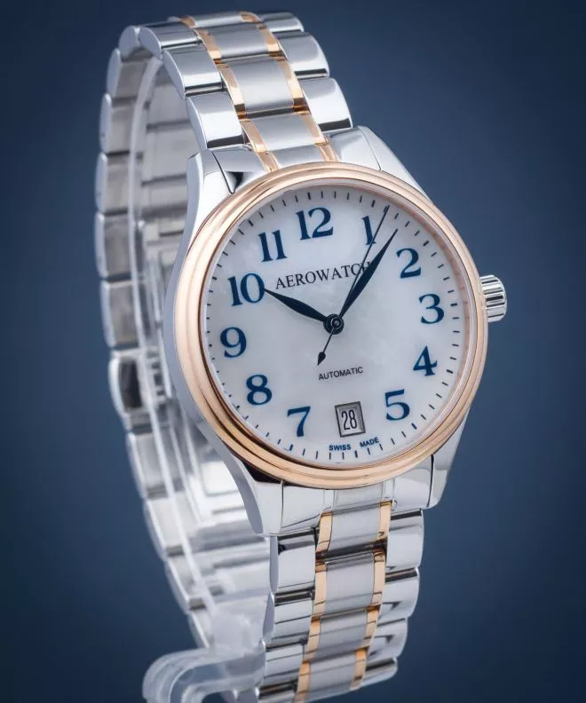 Dámské hodinky Aerowatch Les Grandes Classiques Automatique 60980-BI01-M 60980-BI01-M