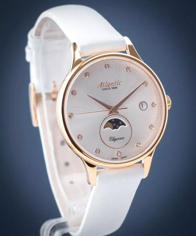 Dámské hodinky Atlantic Elegance Moonphase 29040.44.27L 29040.44.27L