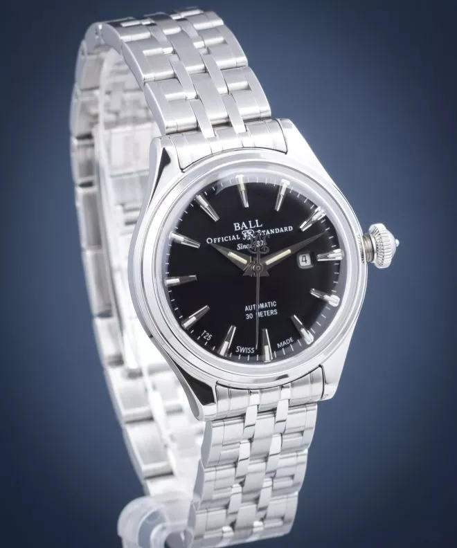 Hodinky dámské Ball Trainmaster Eternity Ladies Automatic NL2080D-SJ-BK