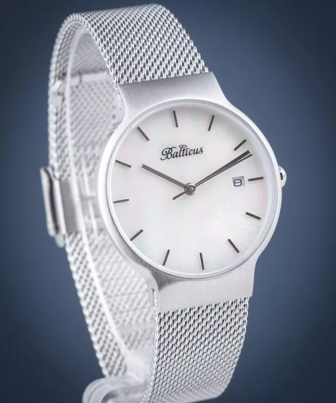 Dámské hodinky Balticus Sky Silver White Pearl BLT-SKYSW ( S-S-W-P) BLT-SKYSW ( S-S-W-P)