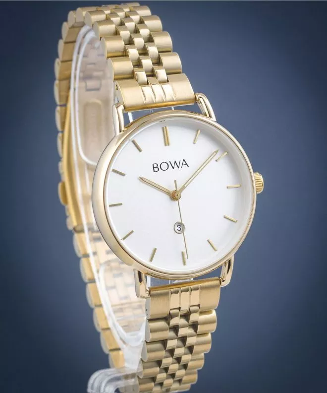 Hodinky BOWA Milan White Gold Steel 34 MI344-24-164S