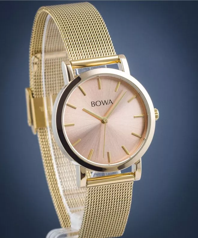 Hodinky BOWA Tokyo Pink-Gold Mesh 33 TO334-74-164M