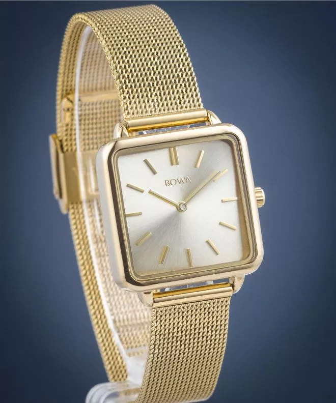 Hodinky BOWA Vienna Full-Gold Mesh 29 VI294-44-164M