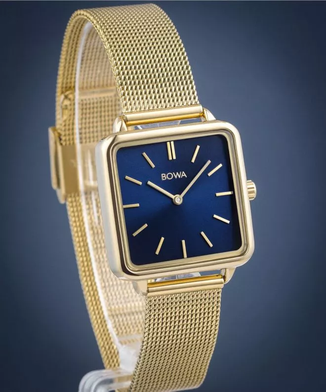 Hodinky BOWA Vienna Navy Blue-Gold Mesh 29 VI294-34-164M