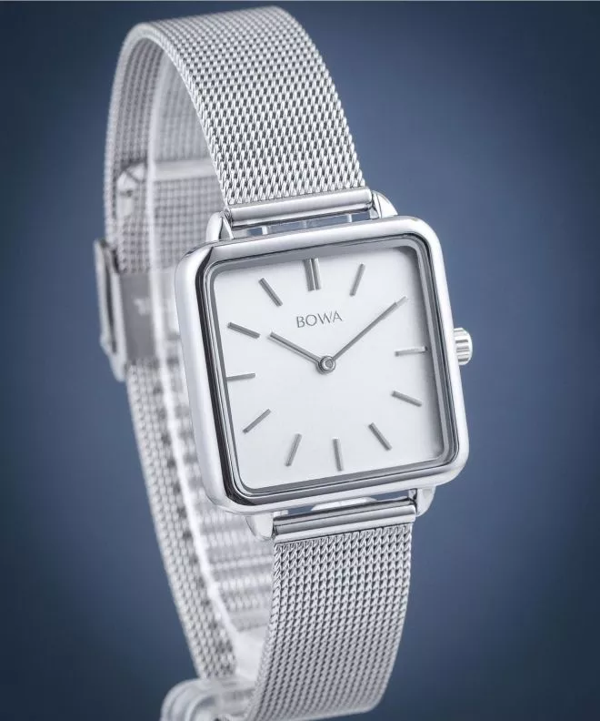 Hodinky BOWA Vienna White Silver Mesh 29 VI295-25-165M