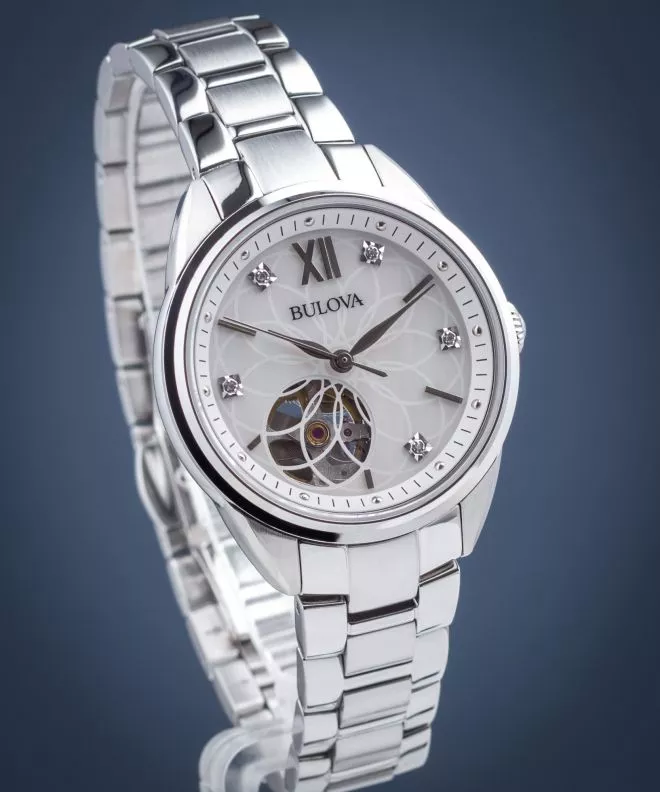 Dámské hodinky Bulova Diamond Automatic 96P181 96P181